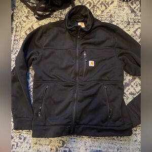 Carhartt Force Black Zip Up, mid weight Men’s Large great condition